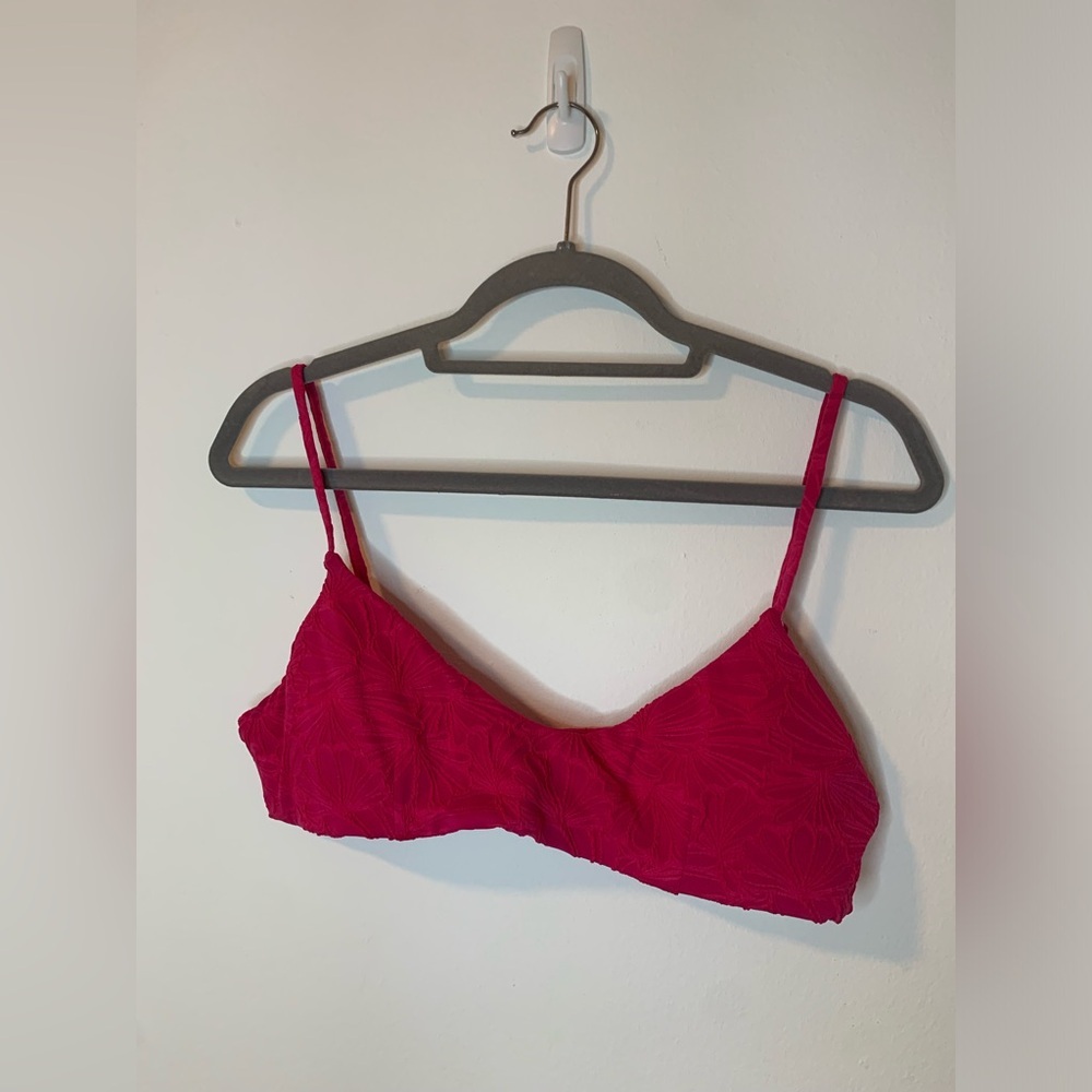 NWT ANDIE SWIM MOLOKAI BIKINI TOP IN LAVA